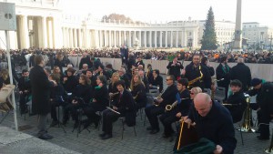 Banda benedetta… dal papa!